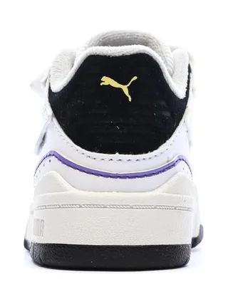 Baskets Blanc/Violet Garçon Puma Slipstream 3