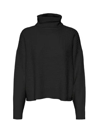 Pull Noir Femme Vero Moda Momega 3