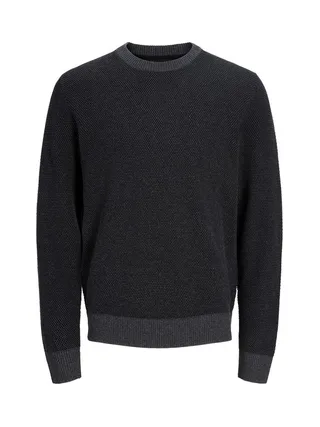 Pull Gris foncé Homme Jack & Jones Globe Knit 3