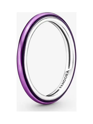 Pandora - Bague Transparent émaillé en argent sterling violet 1