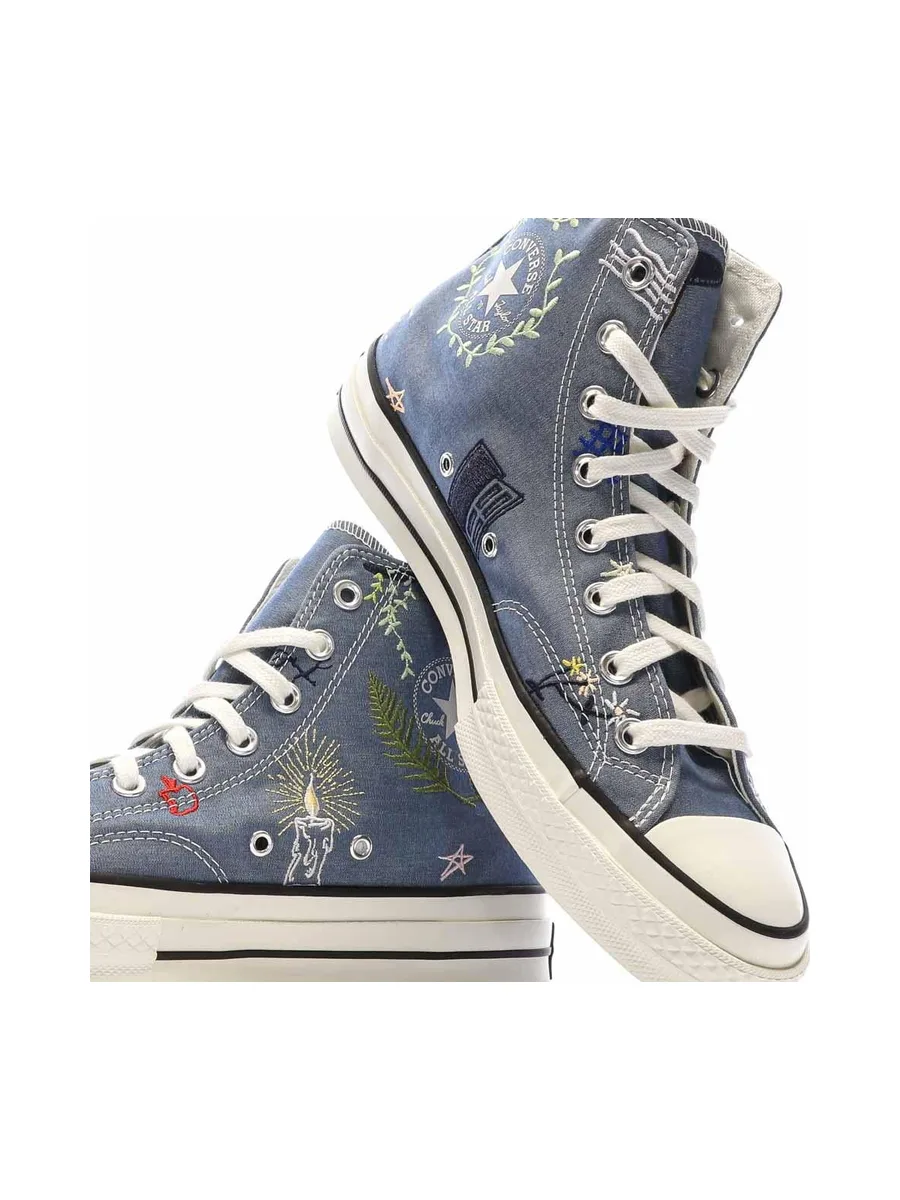 Baskets Bleu Homme Converse Chuck 70 A03664C 8