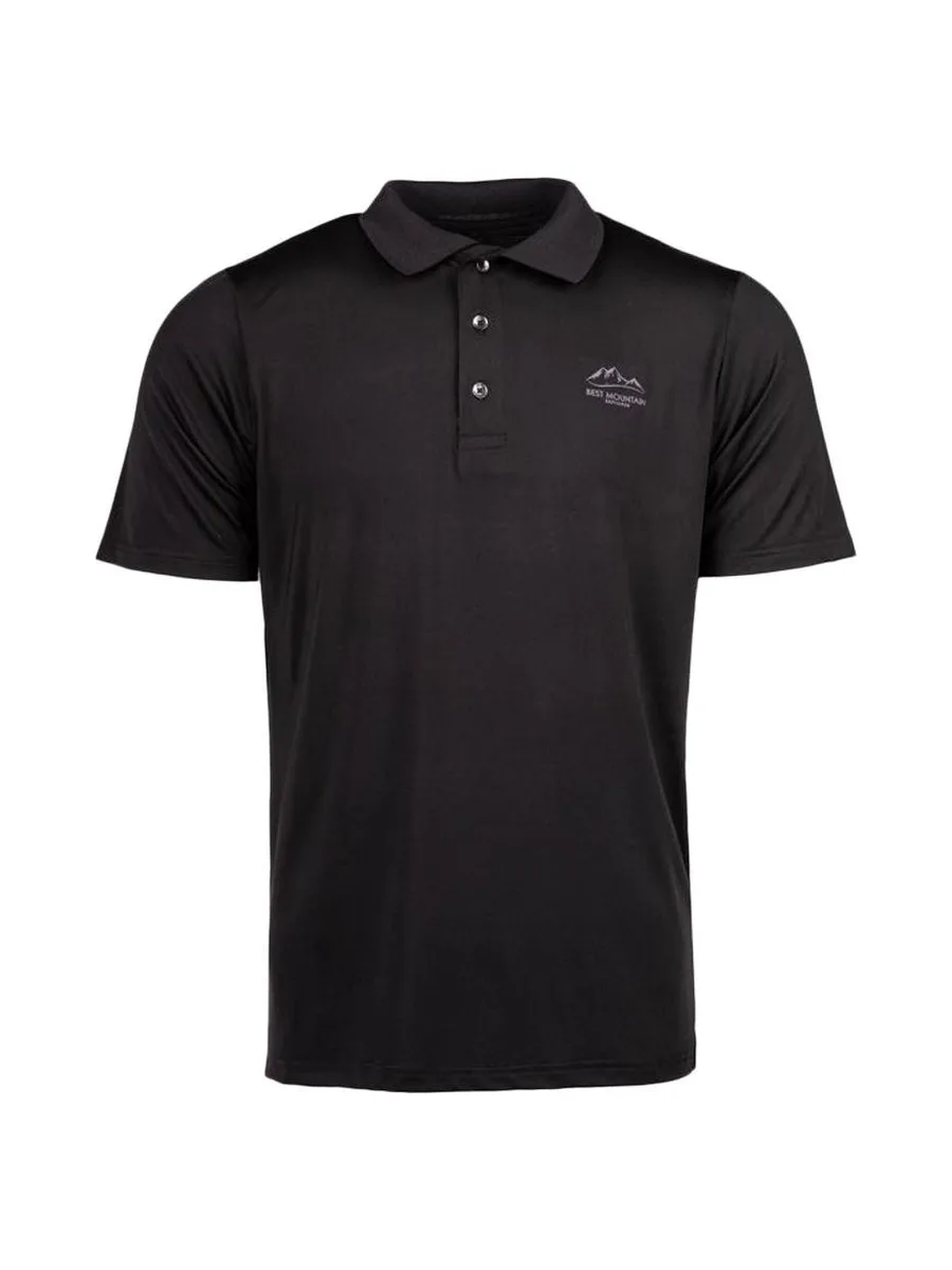 Polo Noir Homme Best Mountain RANDO 107 2