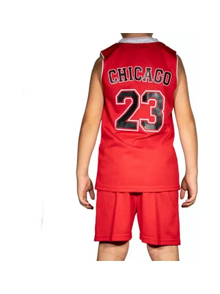 Chicago Bulls Ensemble de basketball Rouge/Noir Enfant Sport Zone 2