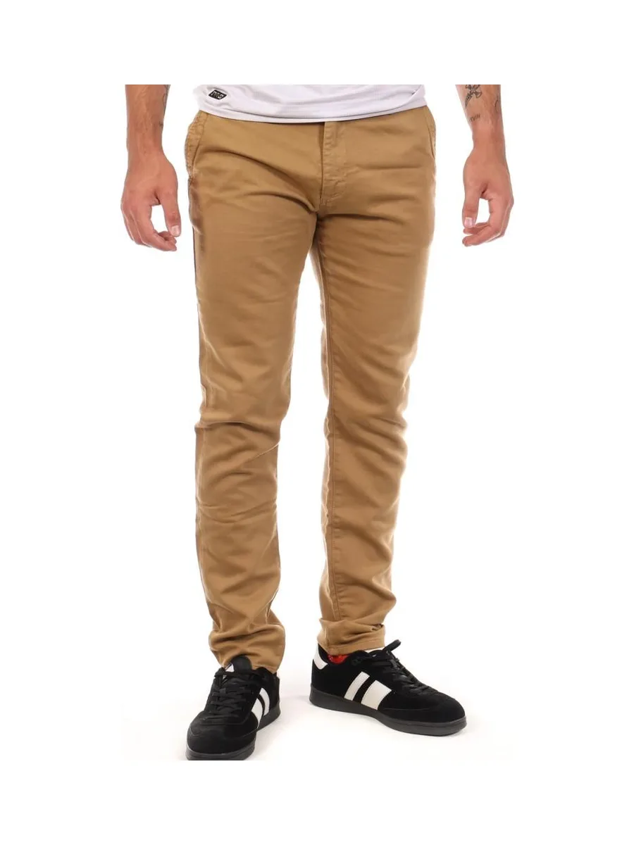 Pantalon toile Marron Homme Freeman T. Porter Gino 2