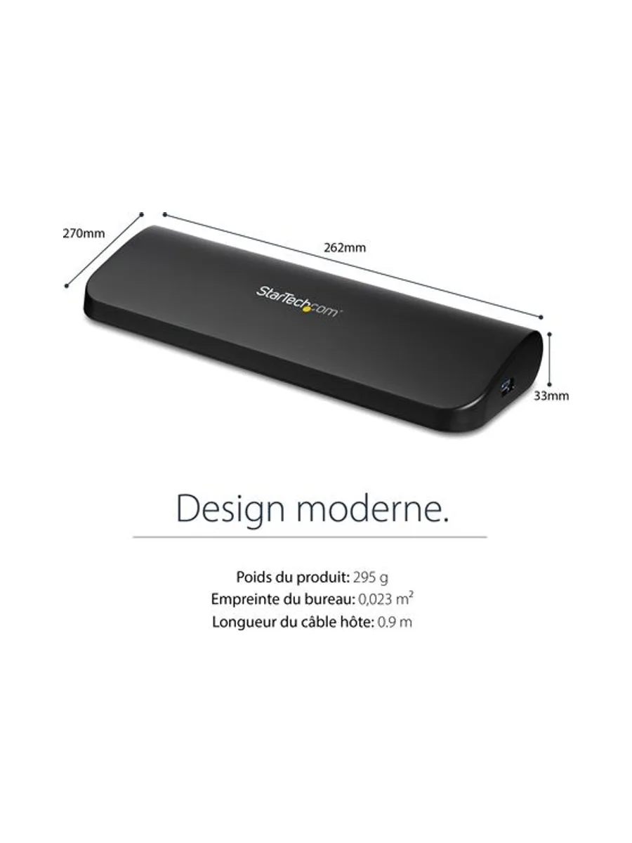 Universal Dual Monitor USB 3 Laptop Dock 10