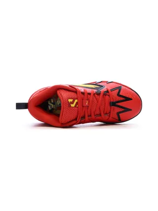 Chaussures de Basketball Rouge/Jaune Mixte Puma Scoot Zeros Retro 4