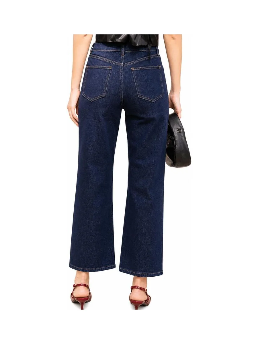 Jean Droit Bleu Foncé Femme Oraije Solange 2