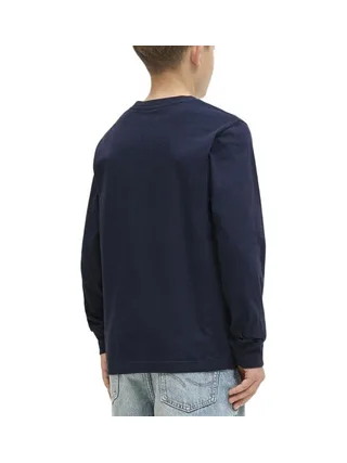 T-Shirt Manches Longues Marine Garçon Jack & Jones Makoto 2