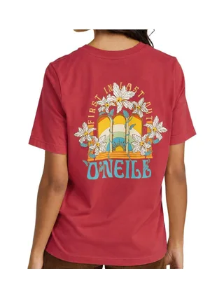 T-Shirt Rouge Femme O'Neill Allora 2