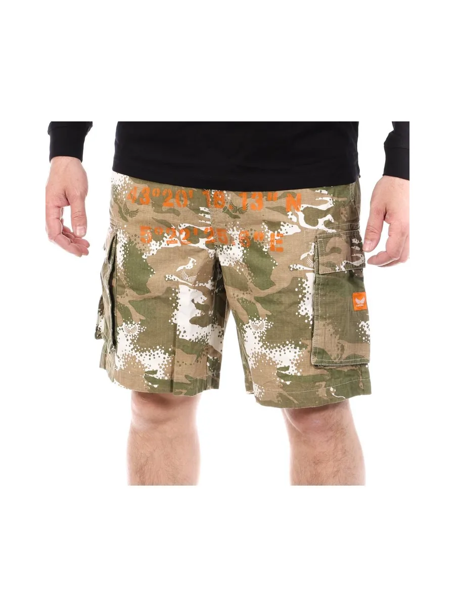 Short Kaki Camouflage Homme Kaporal Tactim 2