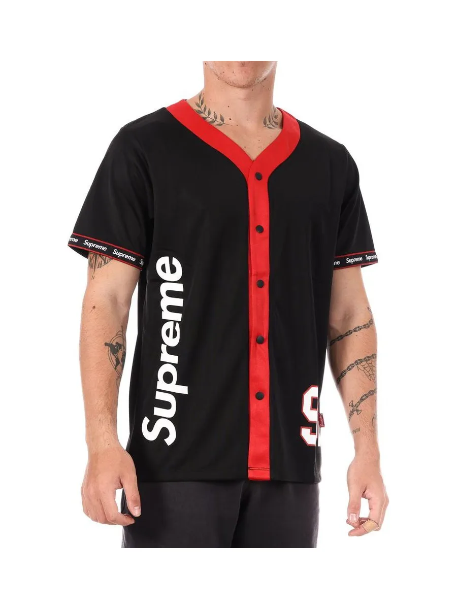 Chemise Noire/Rouge Homme Supreme Grip Banjy 2