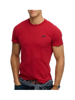 T-Shirt Rouge Vif Homme Superdry Essentials 1