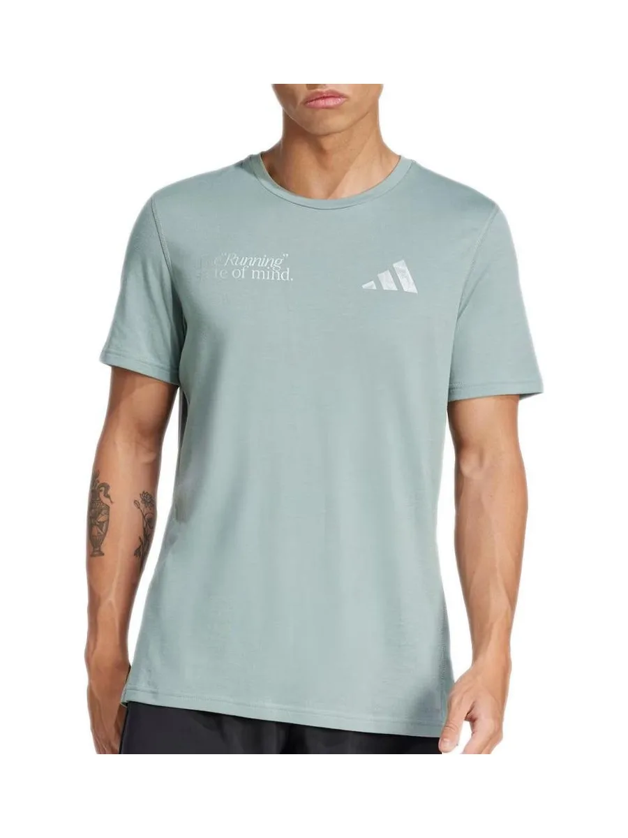 T-Shirt Vert Homme Adidas Ulti 2