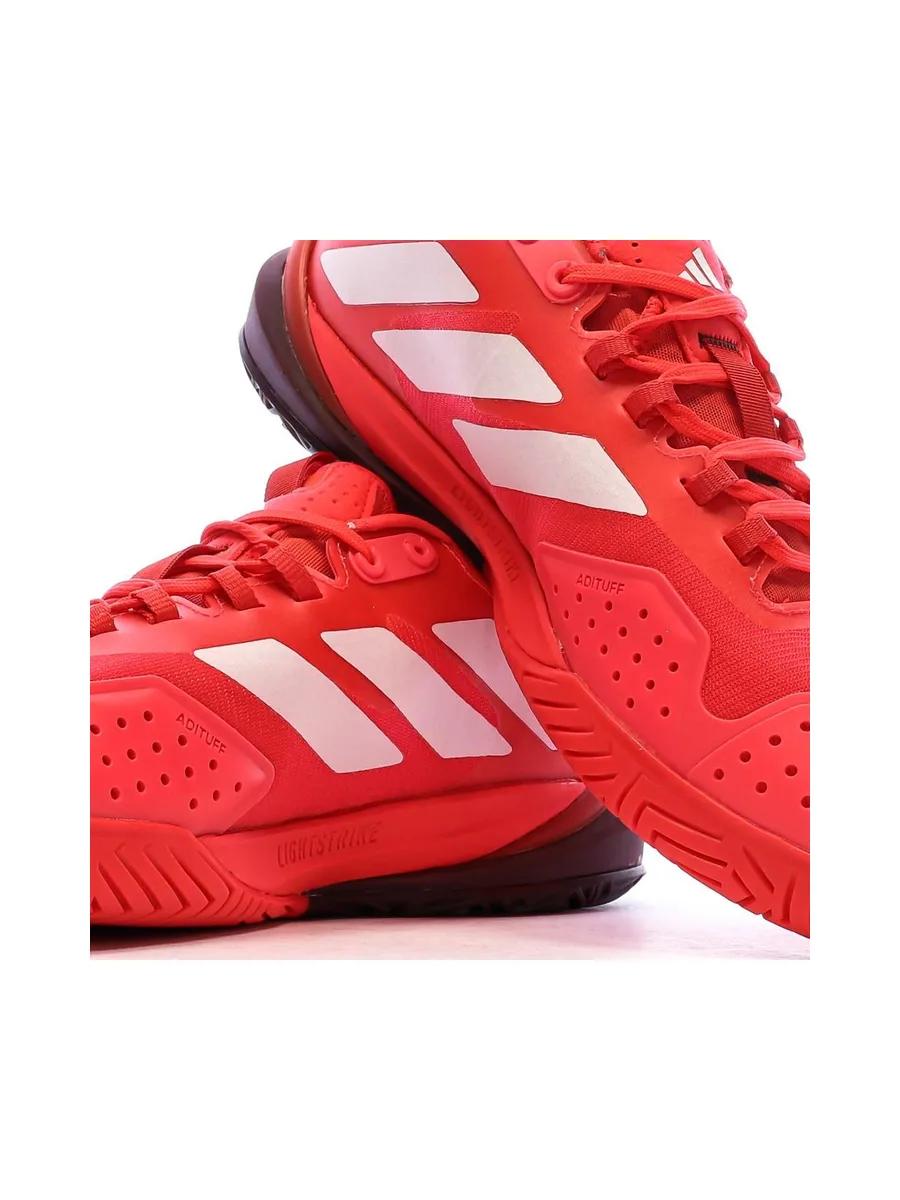 Chaussures Tennis Rouge Homme Adidas Adizero Cybersonic 2 8