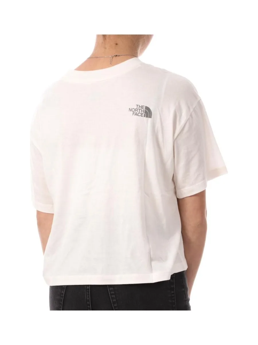 T-shirt Ecru Femme The North Face Coordinates 3