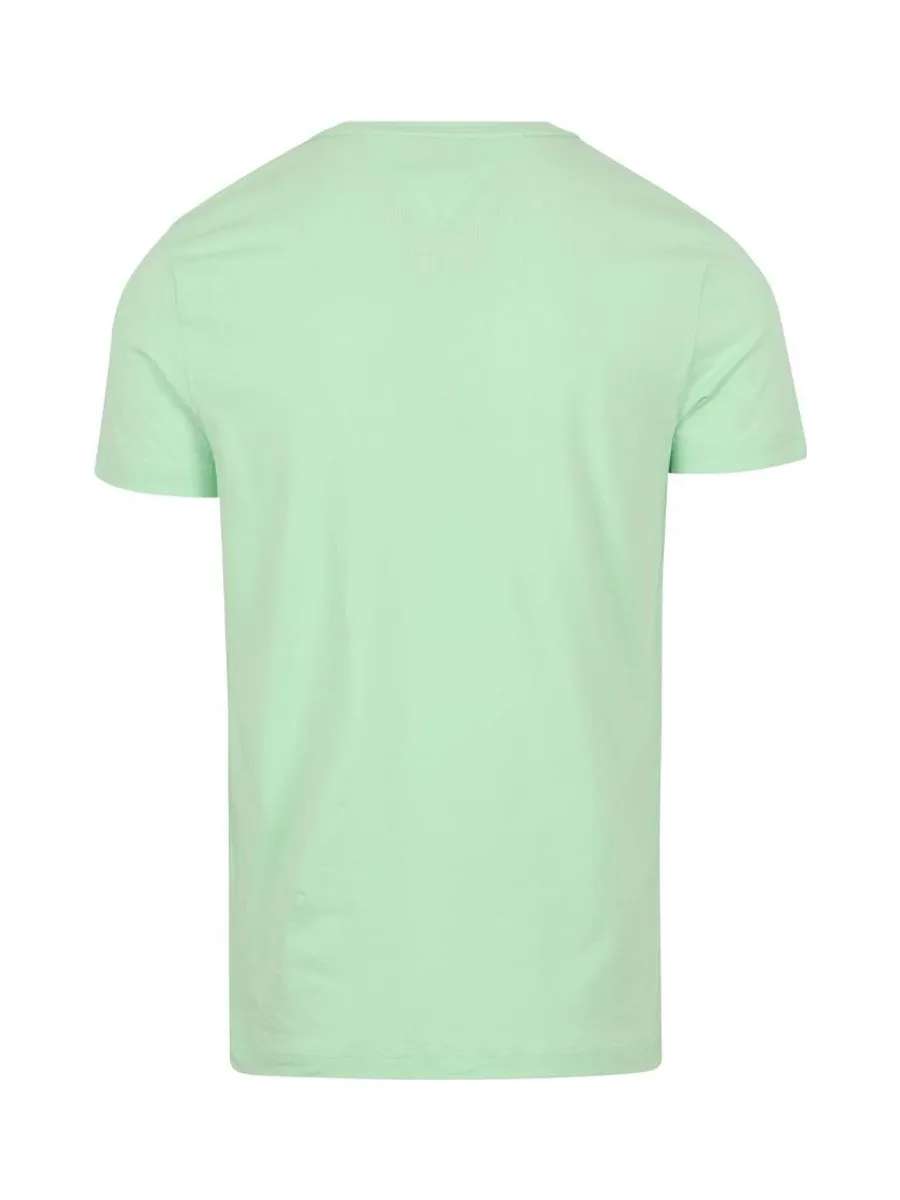 T-shirt Vert Homme Tommy Hilfiger Stretch Slim 3