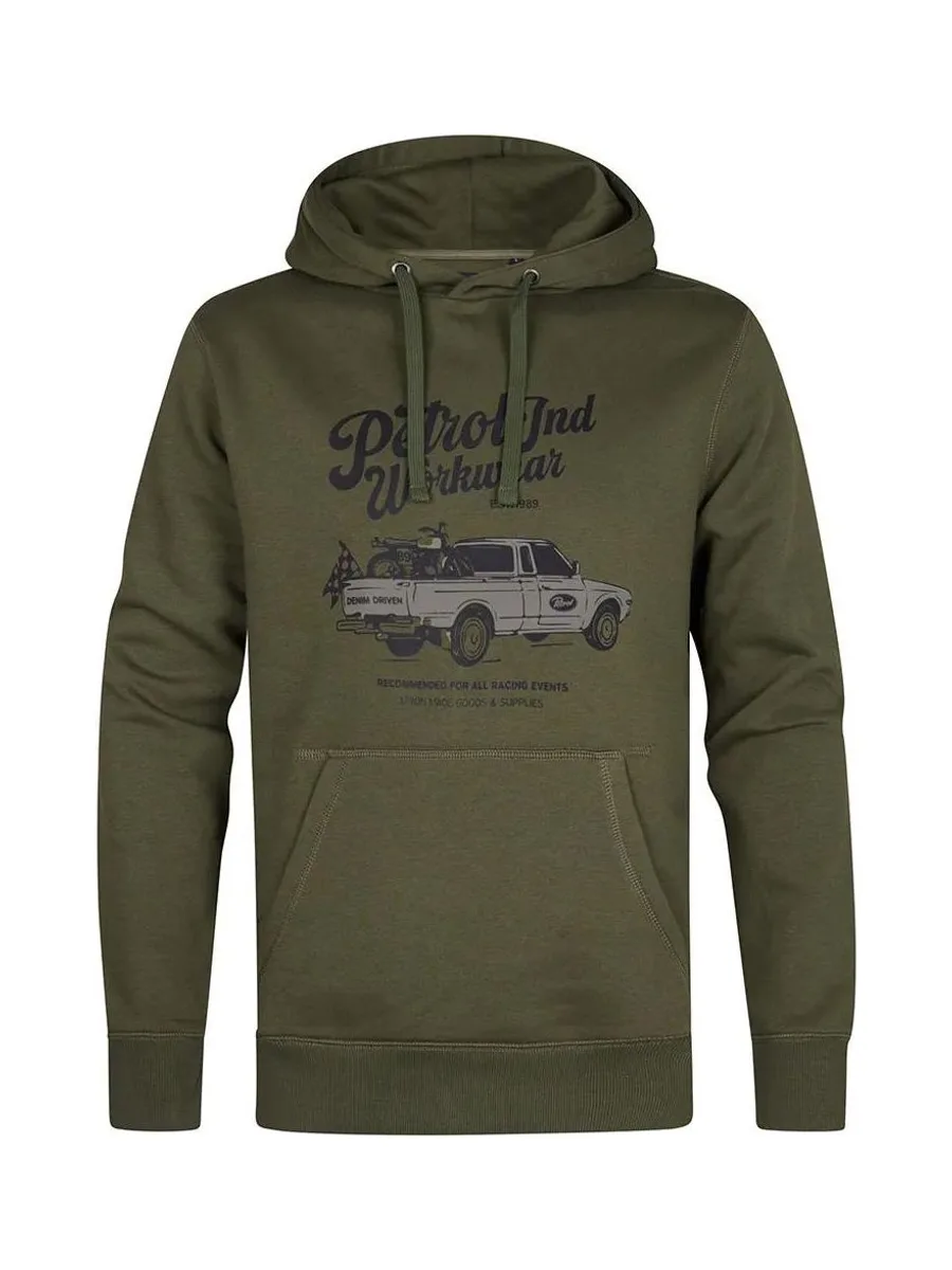 Sweat à Capuche Kaki Homme Petrol Industries Hoode 1