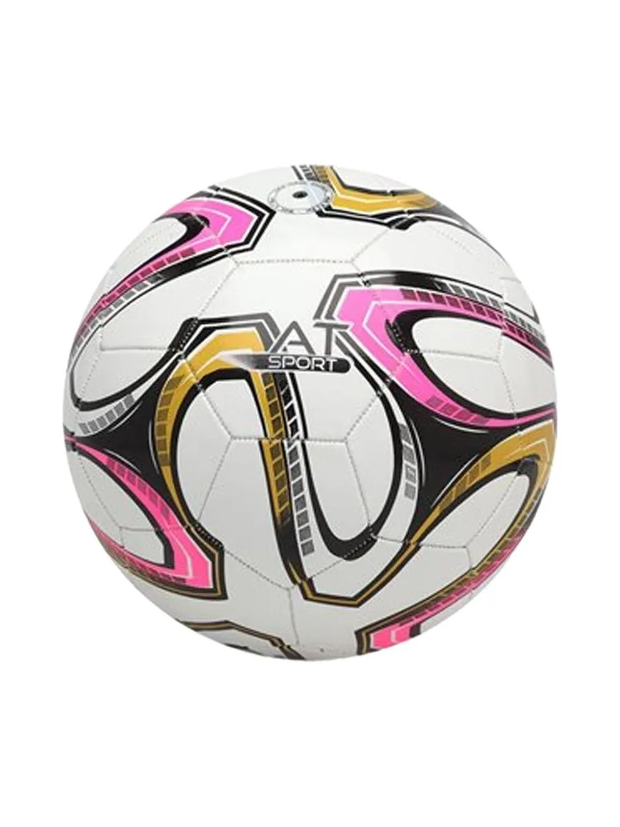 Ballon de Foot Blanc/Rose 77745 1