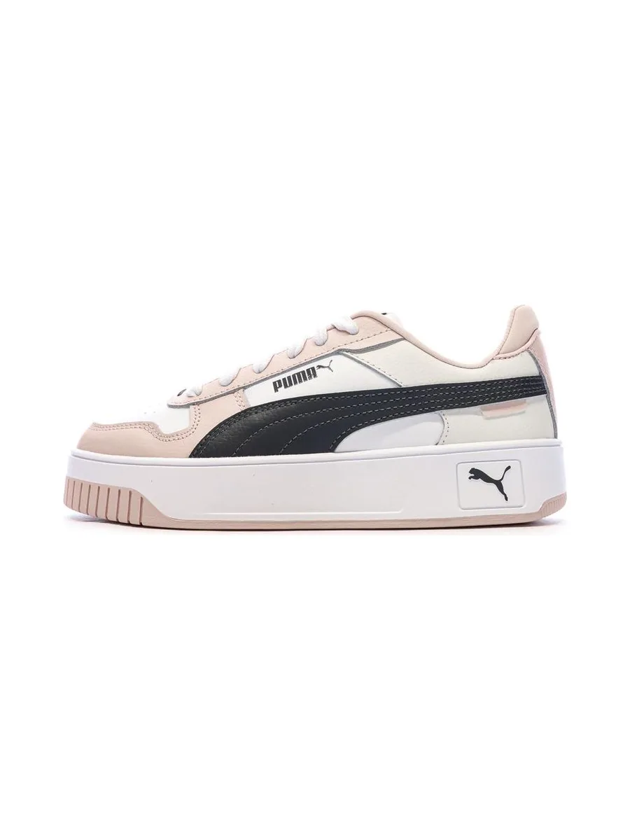 Baskets Blanc/Rose/Noir Femme Puma Carina Street 2
