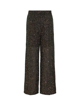 Pantalons à sequin Noir Femme Vila Viscara 2