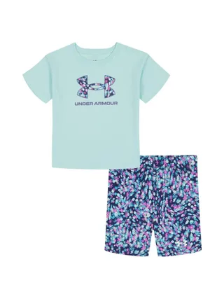 Ensemble Bleu Fille Under Armour Printed Bike 2