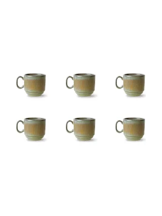 Mug Ø20cl - 6 pièces - collection REED - Forest 1