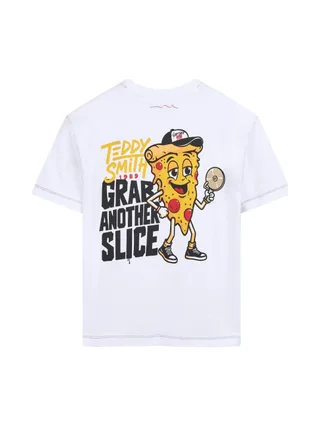 T-Shirt Blanc Garçon Teddy Smith Sam 2