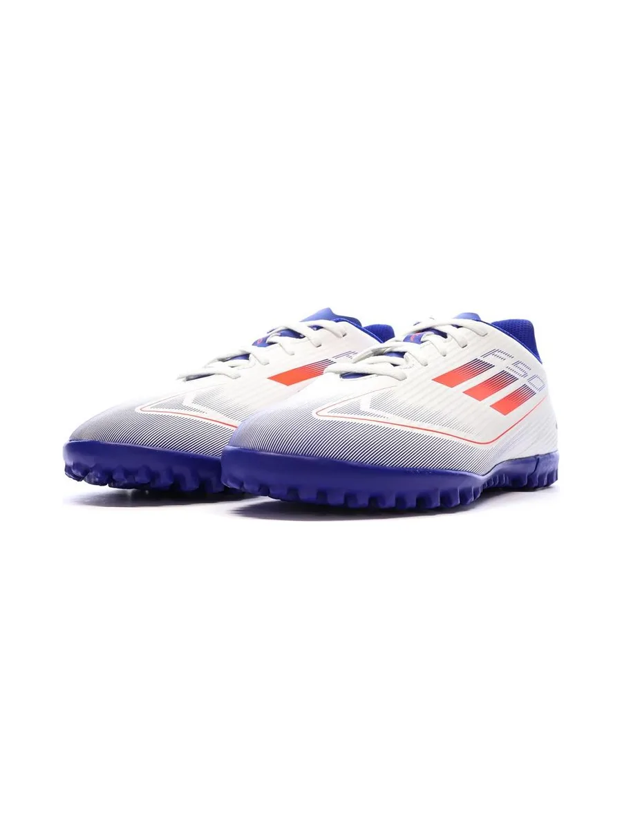 Chaussures Blanc/Bleu Garçon Adidas F50 Club 7