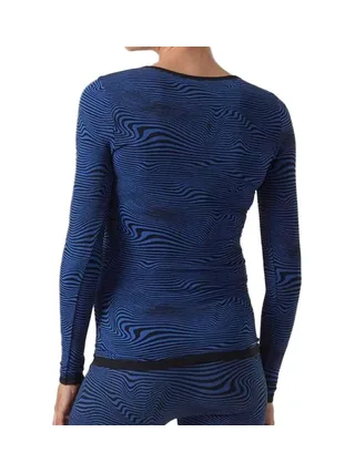 T-shirt Manches Longues Bleu Femme Mamalicious Kenya 2
