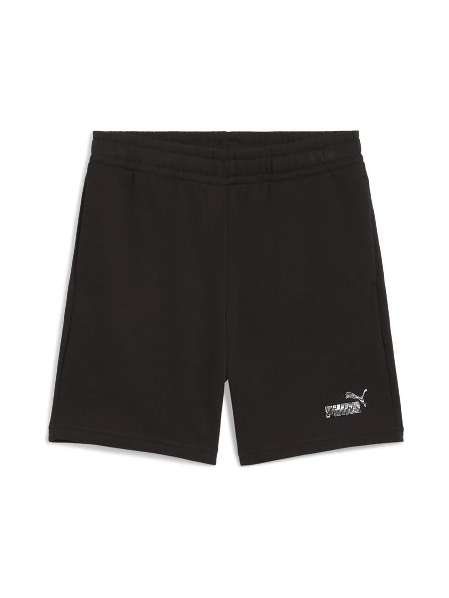 Short Noir Garçon Puma Ess Camo Shorts Tr B 1