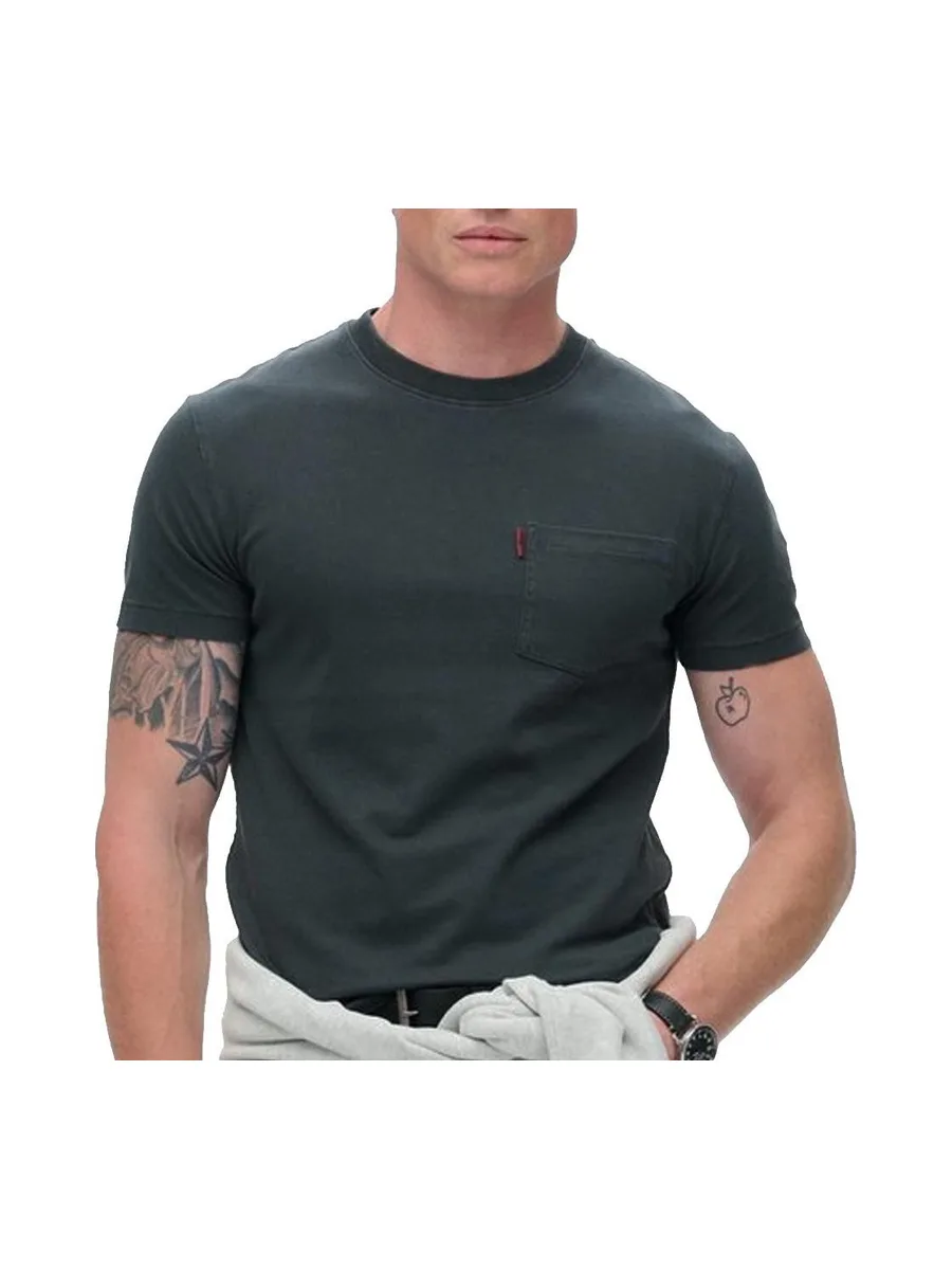 T-Shirt Gris Foncé Homme Superdry Essential 1