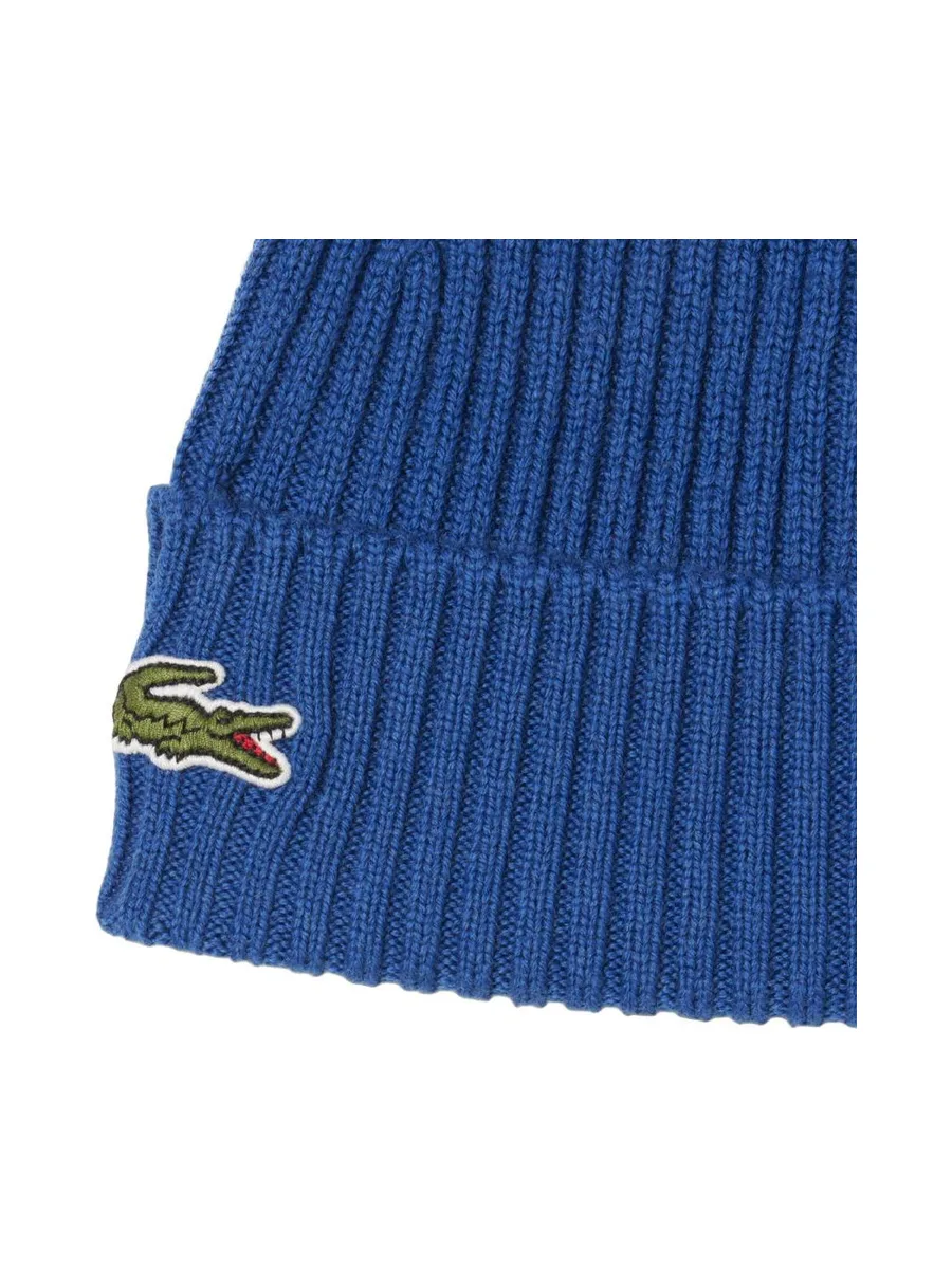 Bonnet Bleu Homme Lacoste hjm 3