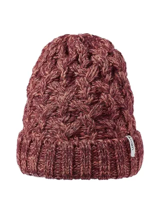 Bonnet Rose/Bordeaux Chiné Femme Cairn Emeline 1