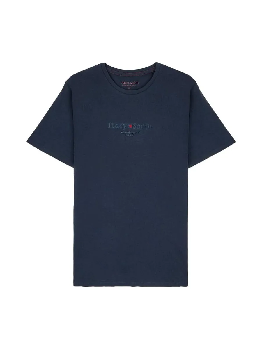 T-shirt Marine Homme Teddy Smith 11017024D 2