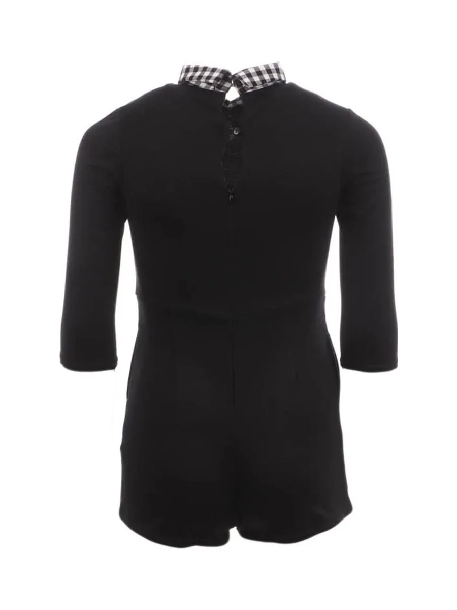 Combishort Noir Fille Teddy Smith Calvie 2