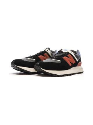 Baskets Noires/Bleues Homme New Balance 574 6
