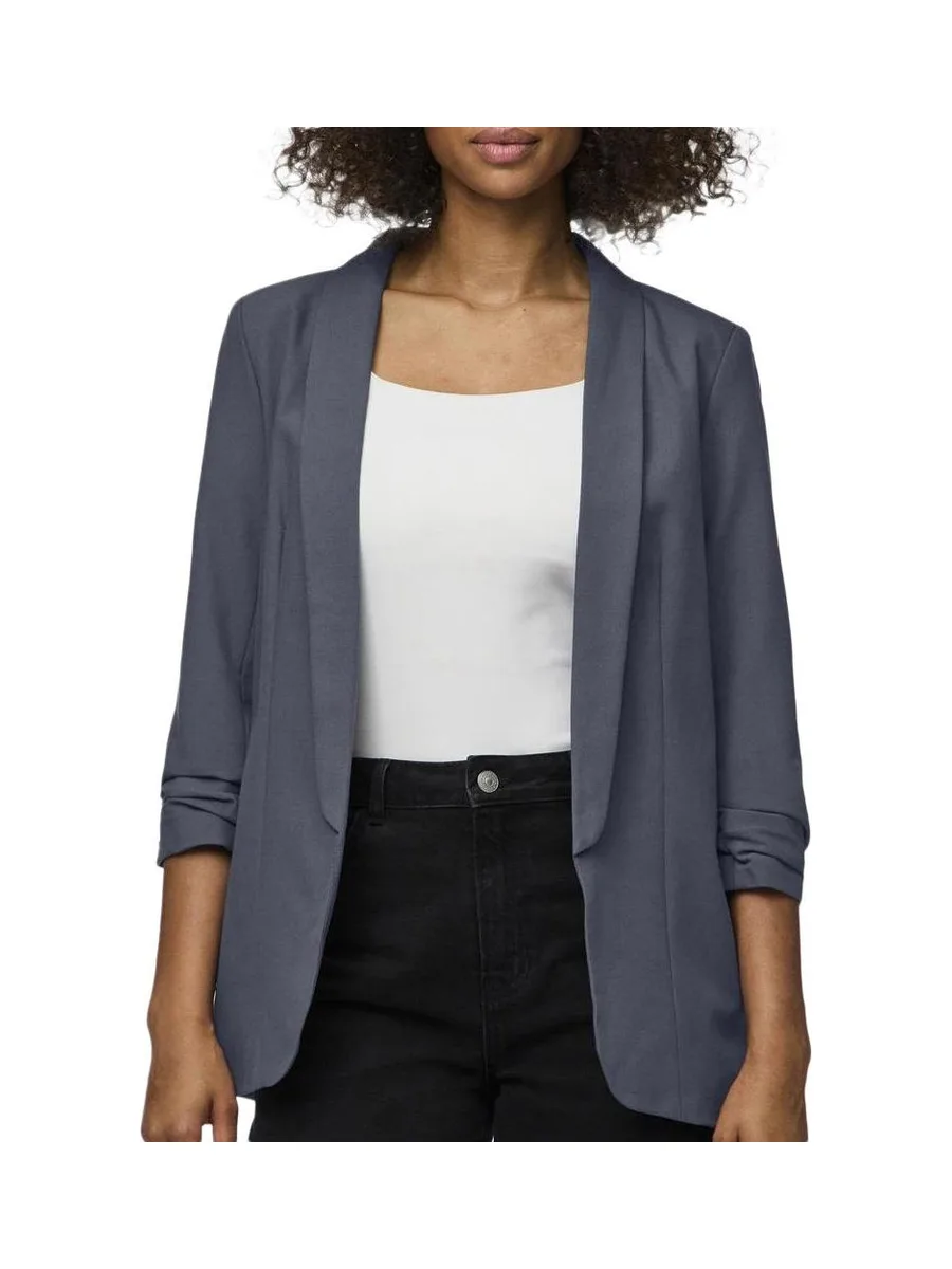 Veste Bleu Femme Pieces Bosella 1