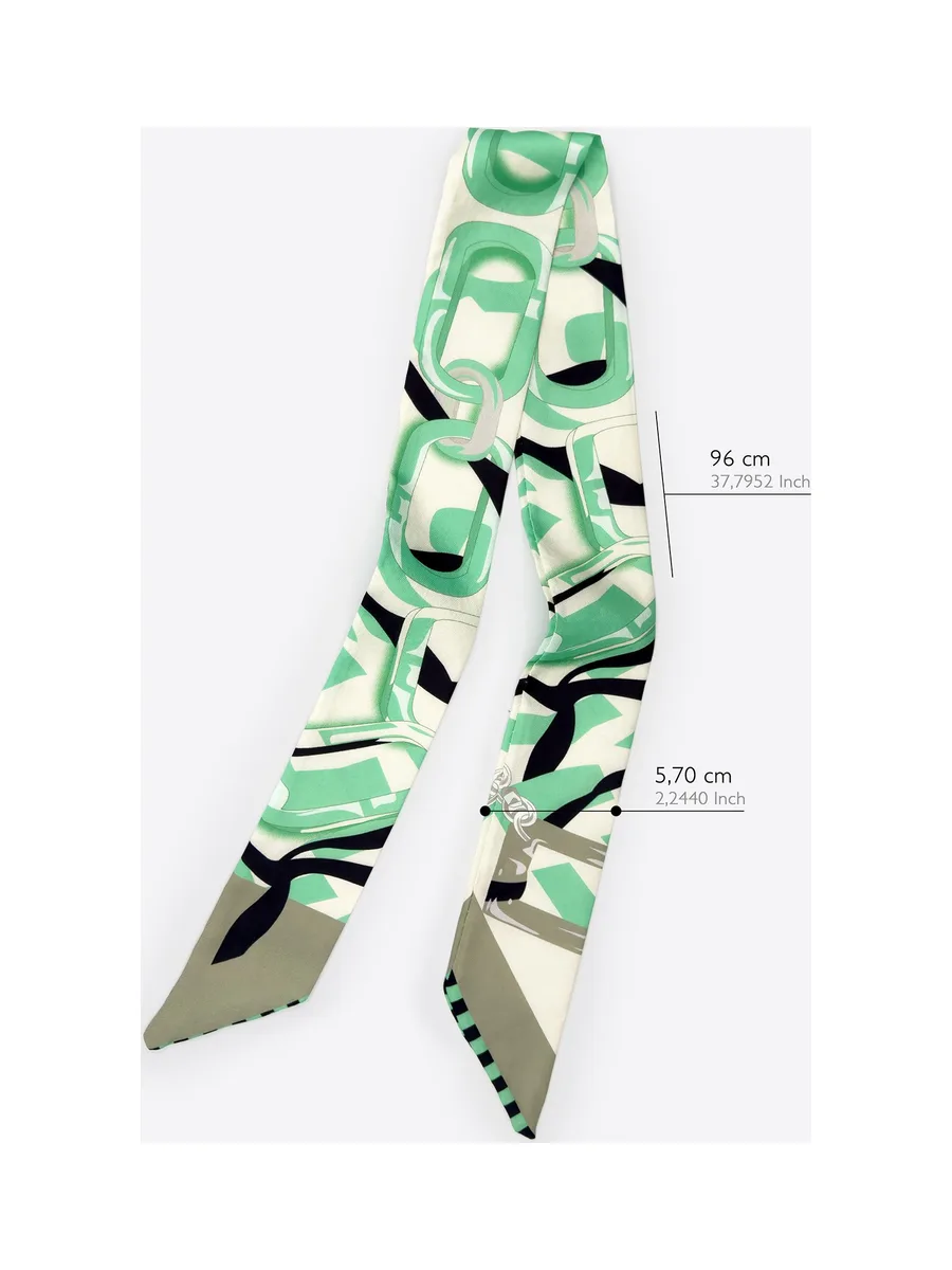 Foulard MARAIS Grège 4