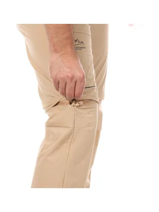 Pantalon en Toile Beige Homme Best Mountain 402 3