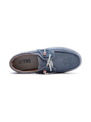Chaussures bateau Bleu Femme TBS Cotton Canvas Argile 4