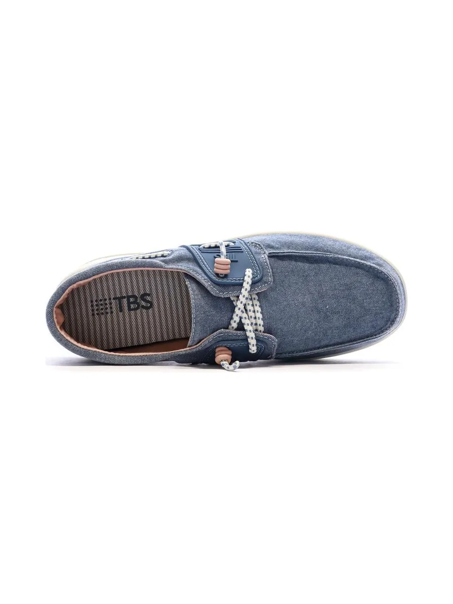 Chaussures bateau Bleu Femme TBS Cotton Canvas Argile 5