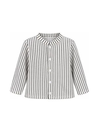 Chemise Beige/Gris Garçon P'tit Mome Enzo 1