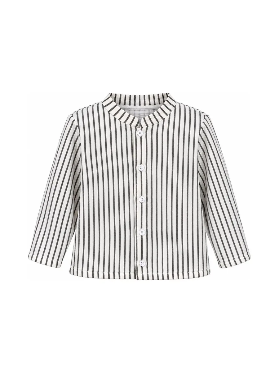 Chemise Beige/Gris Garçon P'tit Mome Enzo 2