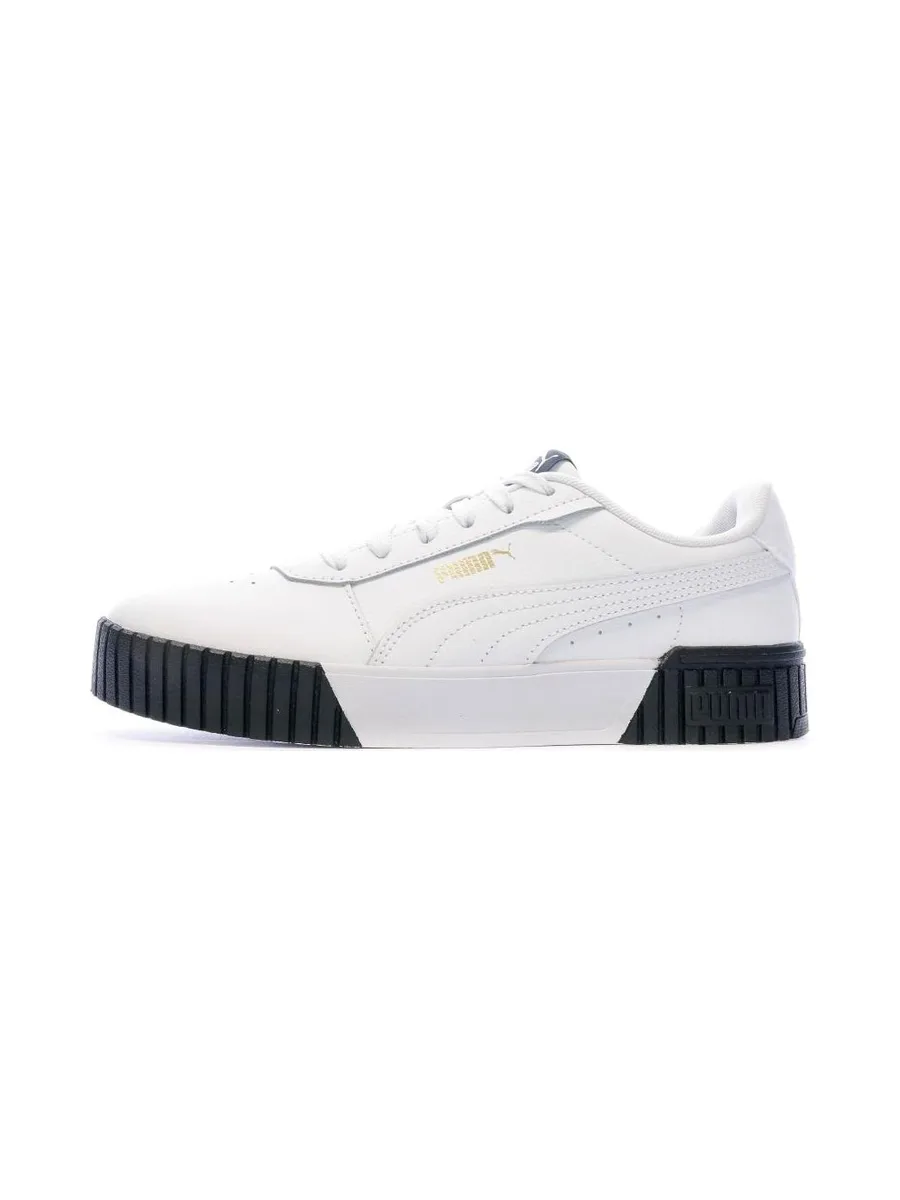Baskets Blanche/Noire Femme Puma Carina 2.0 2