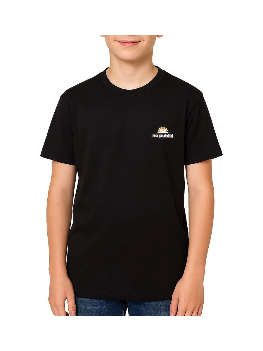 T-Shirt Noir Garçon No Publik Little 2