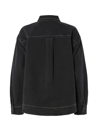 Veste en Jean Bleu/Brut Femme Pieces Pcmathea Curved Denim 2