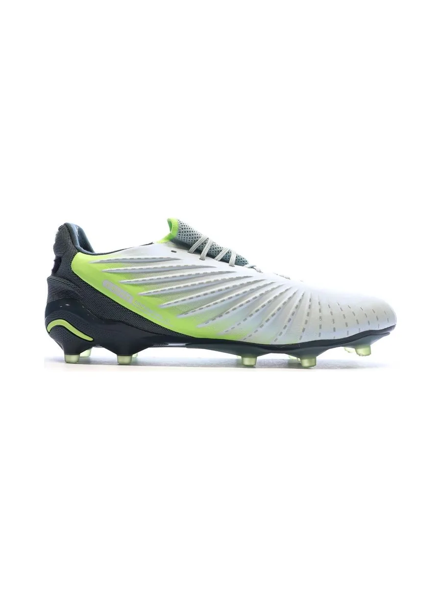 Chaussures de Foot Blanches/Noires/Vertes Homme Puma King Ultimate FG/AG 3