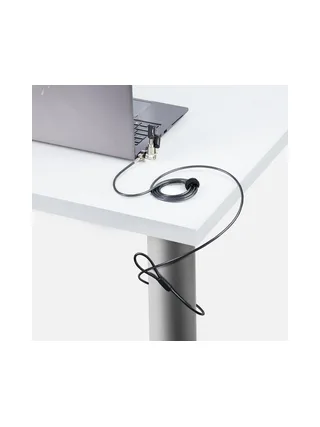 3-in-1 Laptop Lock 6.6ft Security Cable 7