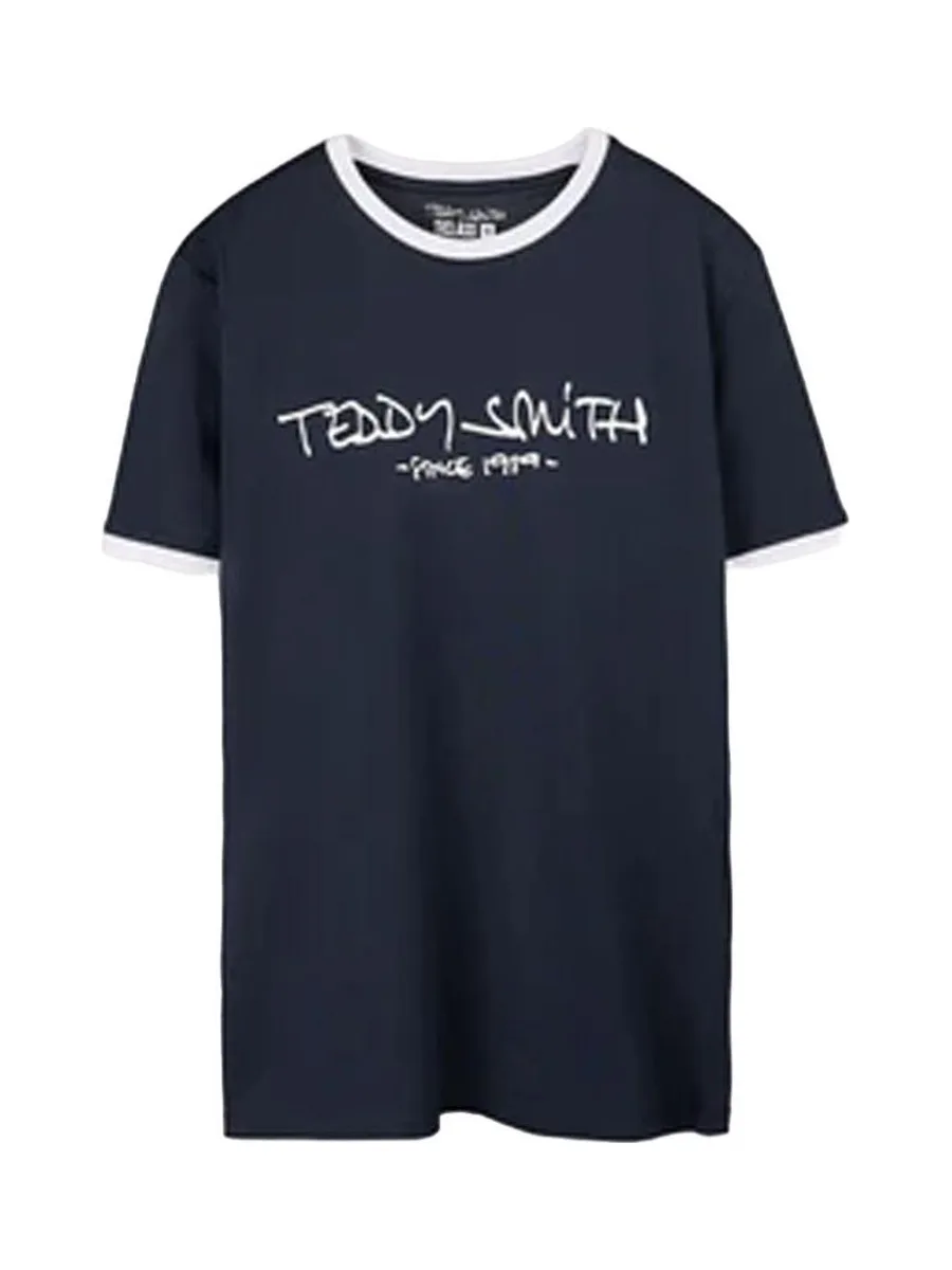 T-Shirt Marine Homme Teddy Smith Ticlas 2