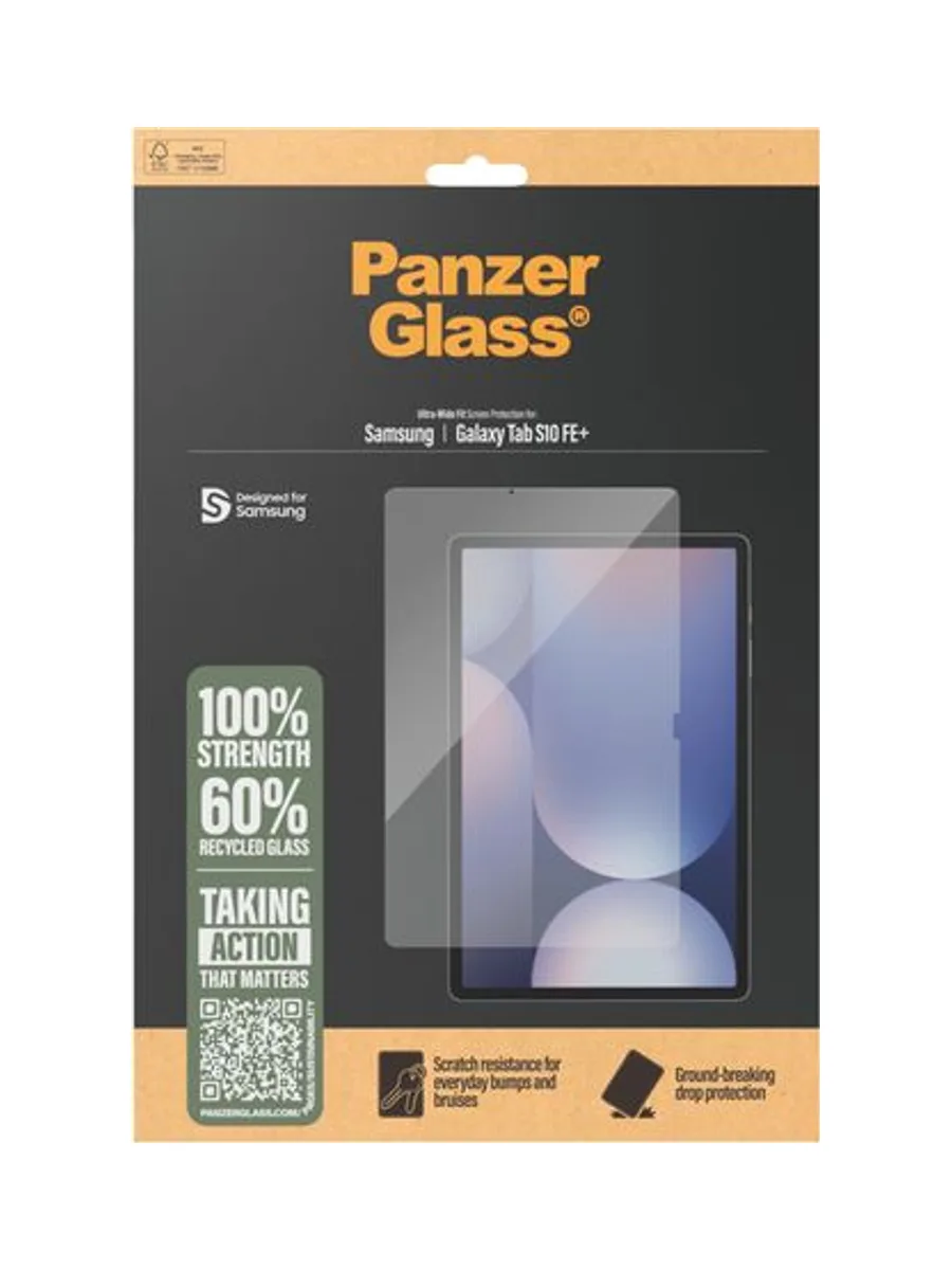 PanzerGlass ® Screen Protector Samsung Galaxy Tab S10 FE+ | Ultra-Wide Fit 3